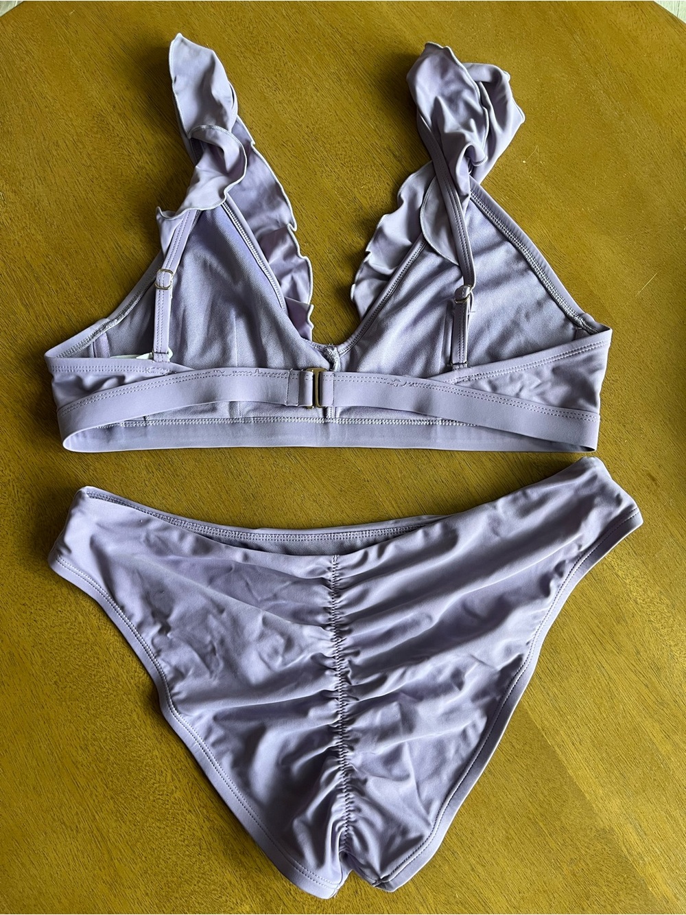 Target Lilac Ruffle Bikini Set - Picture 2 of 2